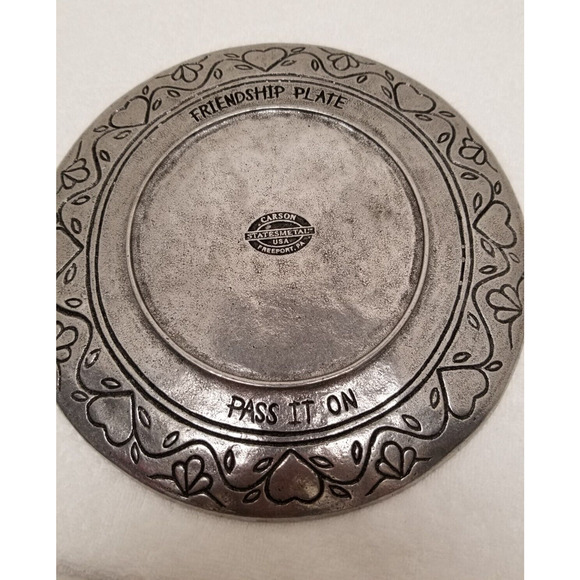 2-Carson Freeport PA. Friendship plate and heart shape plate - Picture 4 of 10